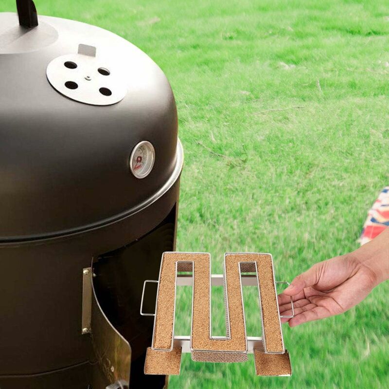 Générateur de fumée froide avec poignée,Triomphe Générateur de fumée froide en acier inoxydable,Générateur de fumée froide de fumoir,pour barbecues,fu - 4