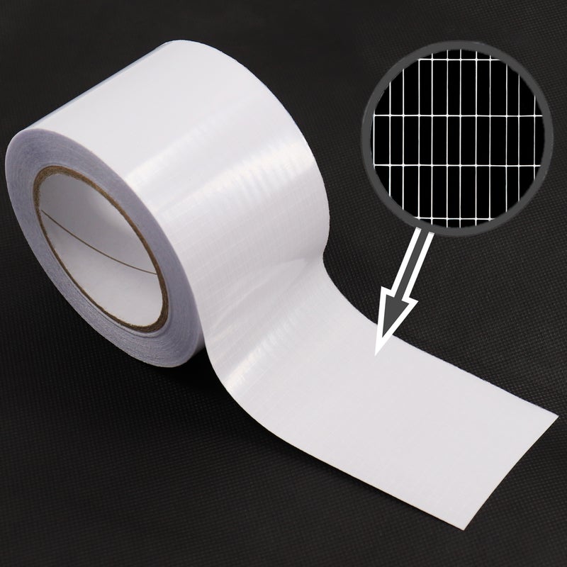 4x Taśma naprawcza I Folia szklarniowa Siatka Folia odporna na promieniowanie UV 8 cm x 15 m