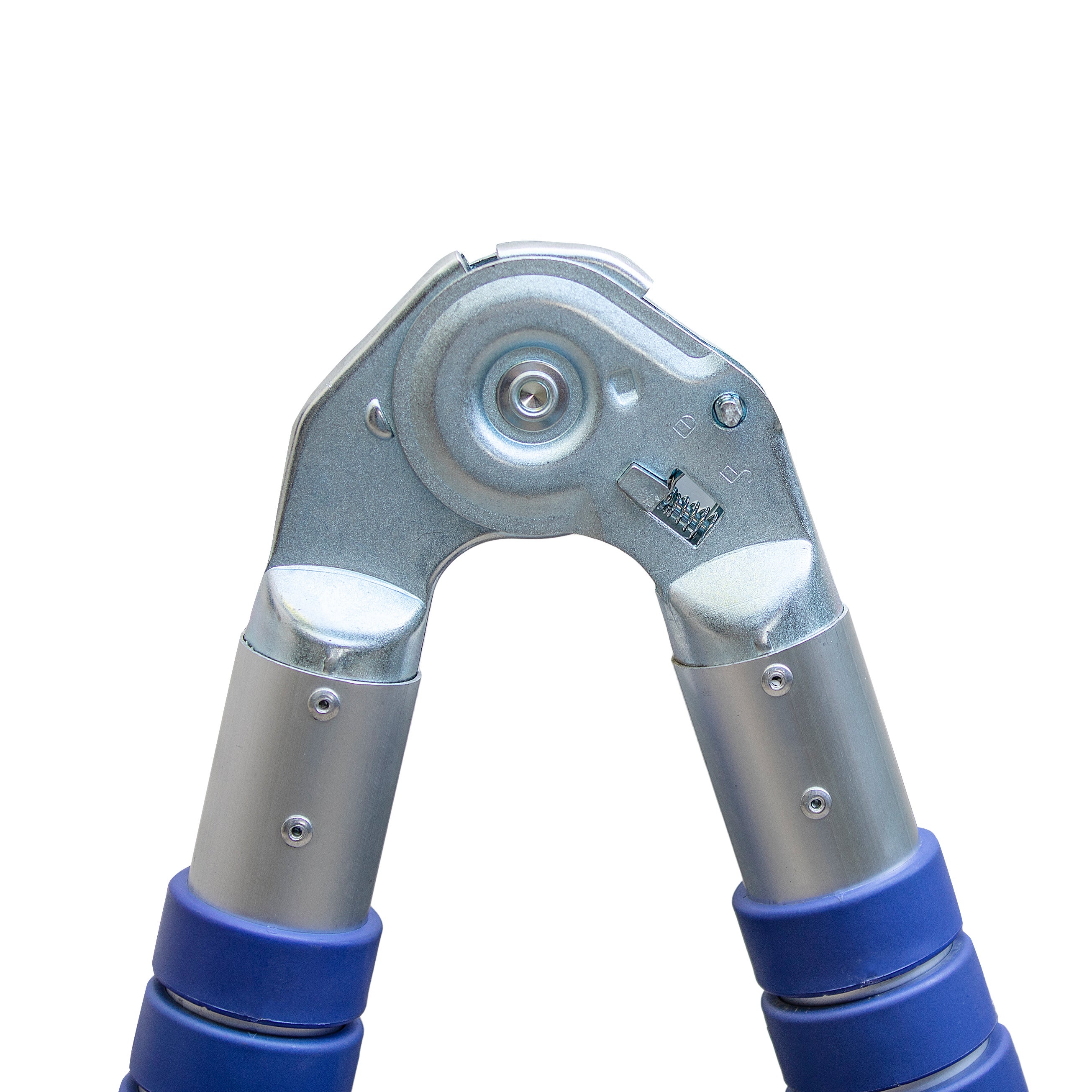 HOSTRÖM Echelle télescopique articulée 6,2m STEMPAKT, escabeau 2x10 marches pliable professionnel multifonction, H max travail 7,1m, garantie 5 ans - 6
