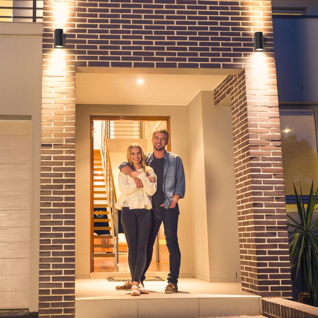 Applique extérieure LED - IP44 - 151x67x92mm - Noir - 3.000K - 2x4,7W - 400lm - non dimmable - B.K.Licht - 4