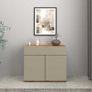 Aurotrice Credenza in rovere con 4 cassetti, 2 + 2 armadietti