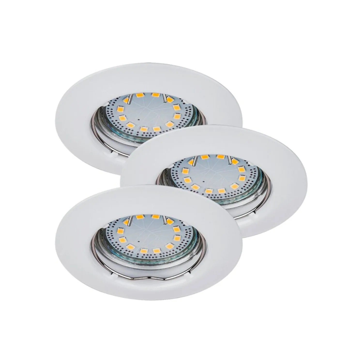 Oprawa sufitowa wpuszczana oczko Lite biała 3xGU10x50W okrągła IP44 wym: 8,2 x 8,2 cm metal Rabalux