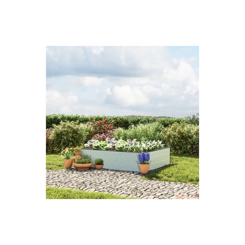 119 x 150 x 39 cm Grzadka podwyzszona, aluminium anodowane