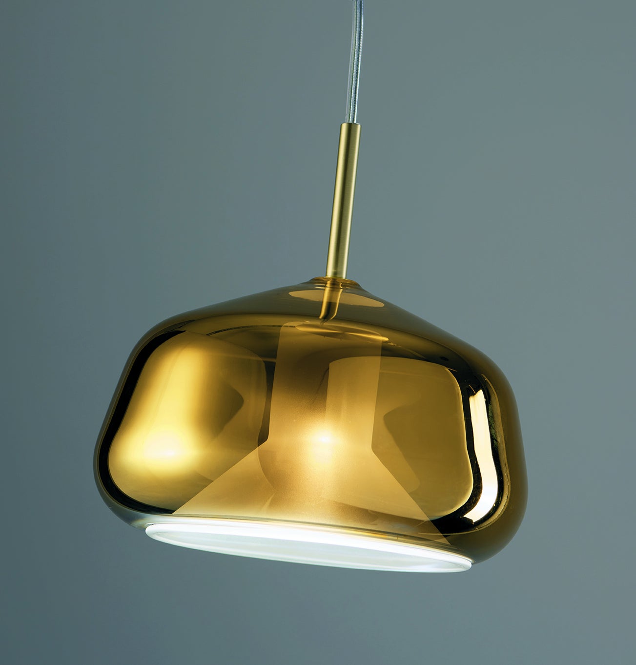 X-RAY suspension, en verre, doré - 4