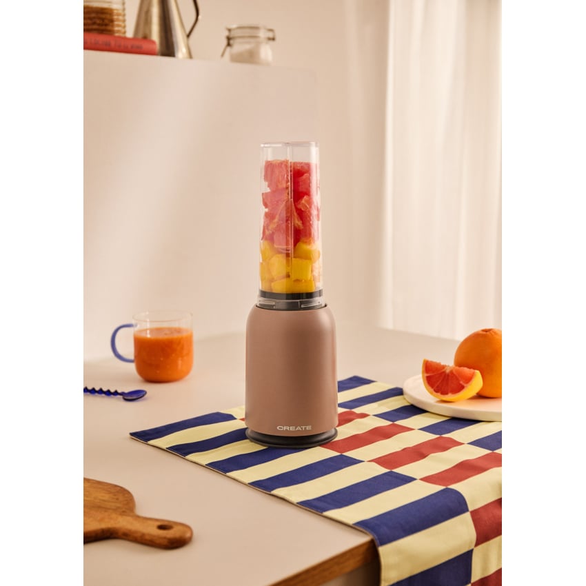 CREATE - MOI STUDIO - Mixeur avec gobelet portable- Moka | Leroy Merlin