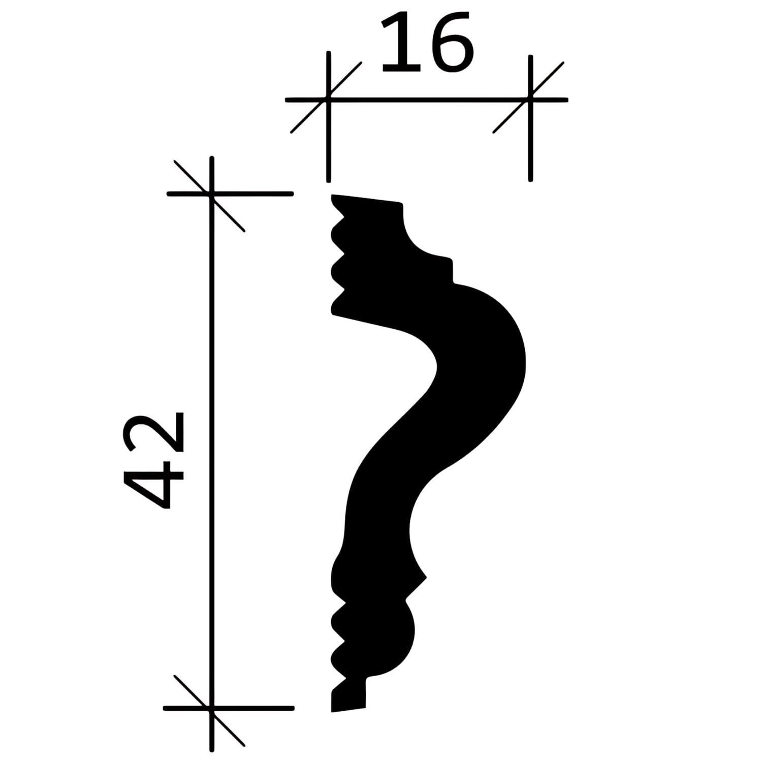 Profhome 651301 Moldagem de parede - 4