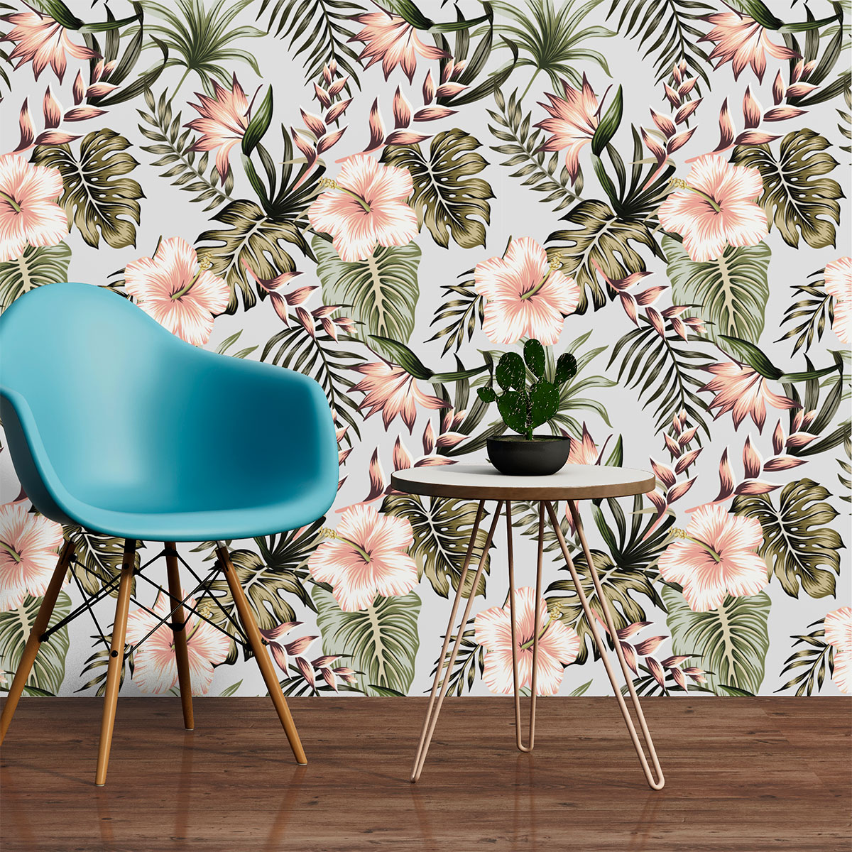 ReWallpaper Papel Pintado Pared Selva Tropical Vinilo Adhesivo Muebles Baño Papel Autoadhesivo Para Pared Hojas Vintage Papel Tapiz Paredes Habitacion