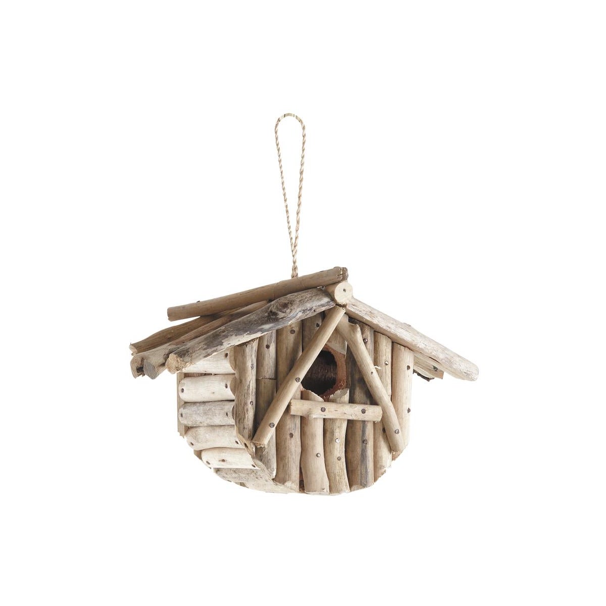 Nichoir à Oiseaux Aubry Gaspard - Trou 3,5 Cm - Pour Moineaux, Mésanges - Dimensions 15x10x17 Cm - 11