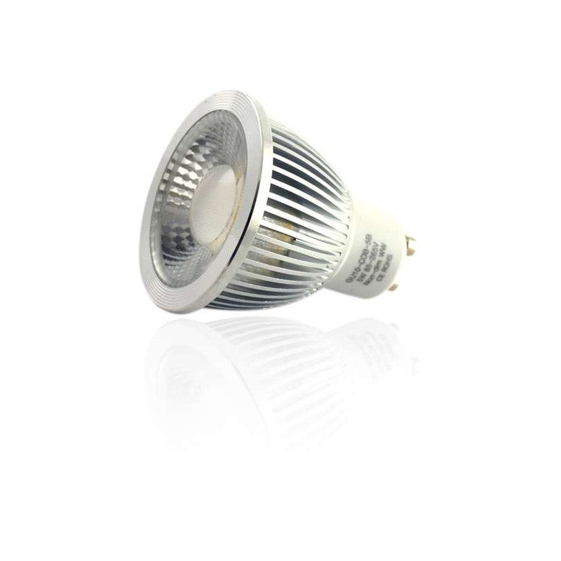 Pack De 5 Ampoules LED GU10 5W Blanc Chaud 3000K - Équivalent 50W Halogène - Neuf Sous Emballage