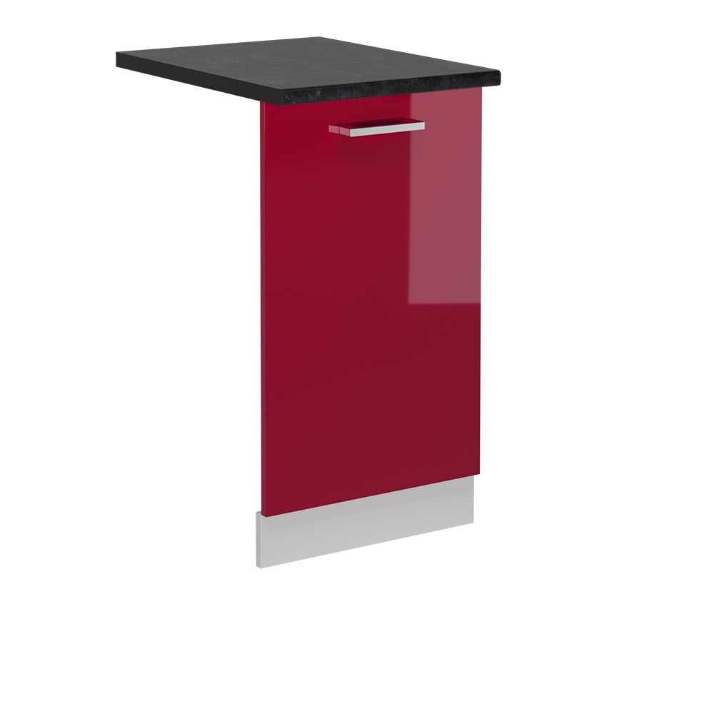 Vicco Panel przedni zmywarki R-Line, Czerwony połysk, 45 cm , BP Antracyt