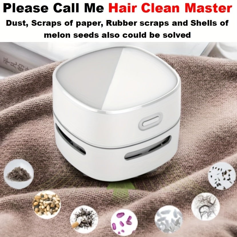 Mini aspirateur portable sans fil, petit aspirateur à main, aspirateur de bureau, adapté au bureau à domicile - 5