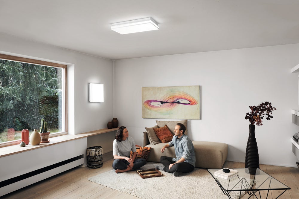 LEDVANCE plafonnier LED ORBIS MAGNET SMART+ Wi-Fi 45x45cm, blanc, 42W, 3000-6500K, lampe design avec cadre magnétique innovant - 3