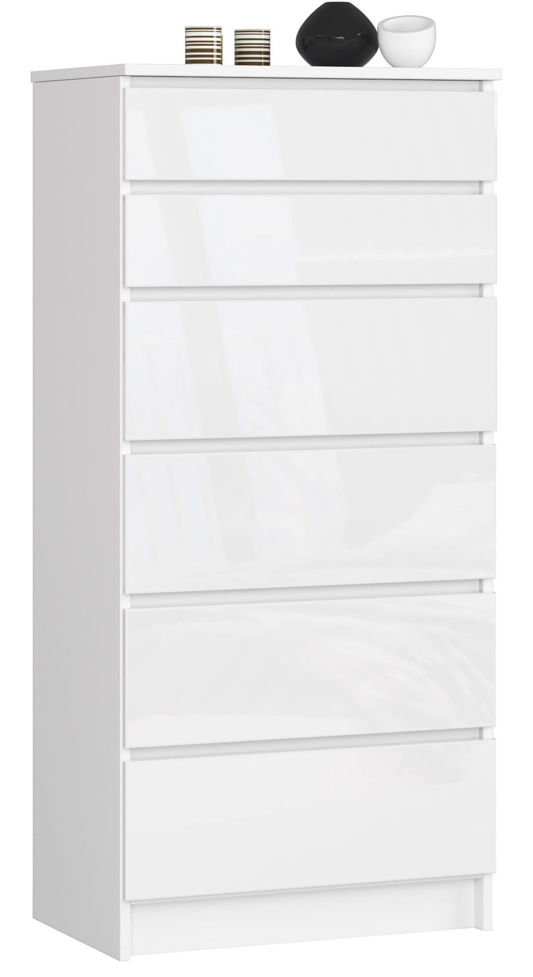 Cassettiera Tyler, Settimanale 6 cassetti, Comò per camera da letto, 100% Made in Italy, Bianco Cassettiera Tyler, Settimanale 6 cassetti, Comò per camera da letto, 100% Made in Italy, Bianco