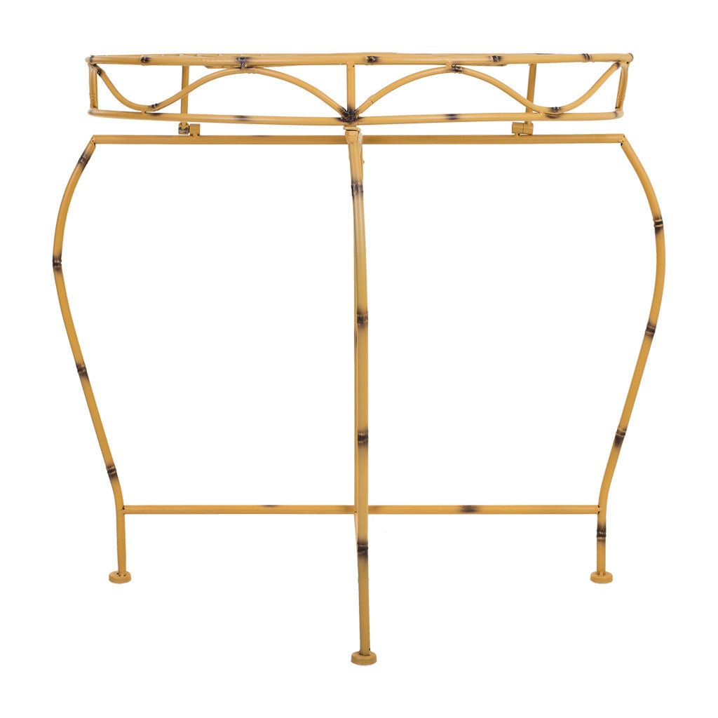 Entrée en fer forgé jaune 75x37x75h - 3