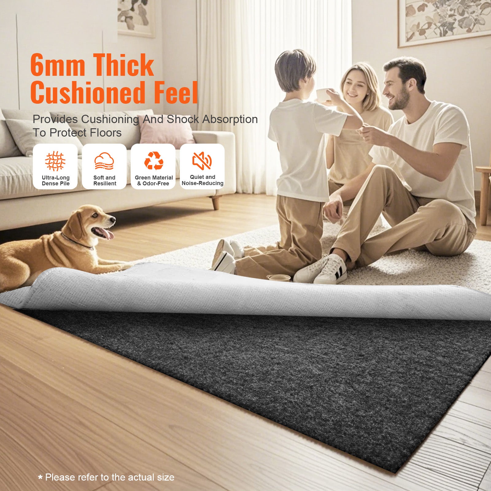 Tapis antidérapant pour tapis,SucceBuy 60,2 x 96