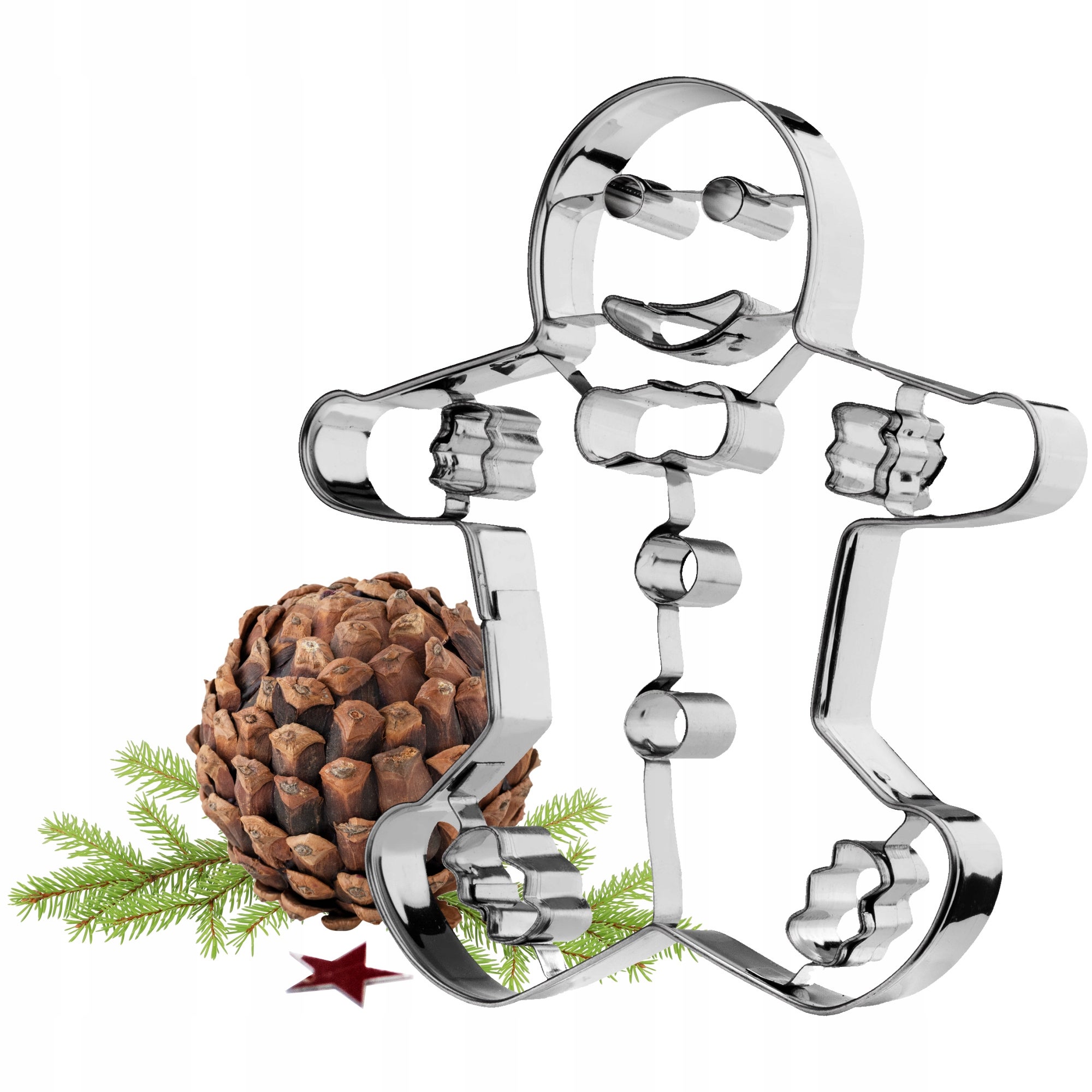 WYKRAWACZ DO CIASTEK PIERNIKÓW FOREMKA ŚWIĄTECZNA WYKROJNIK LUDZIK 12 cm