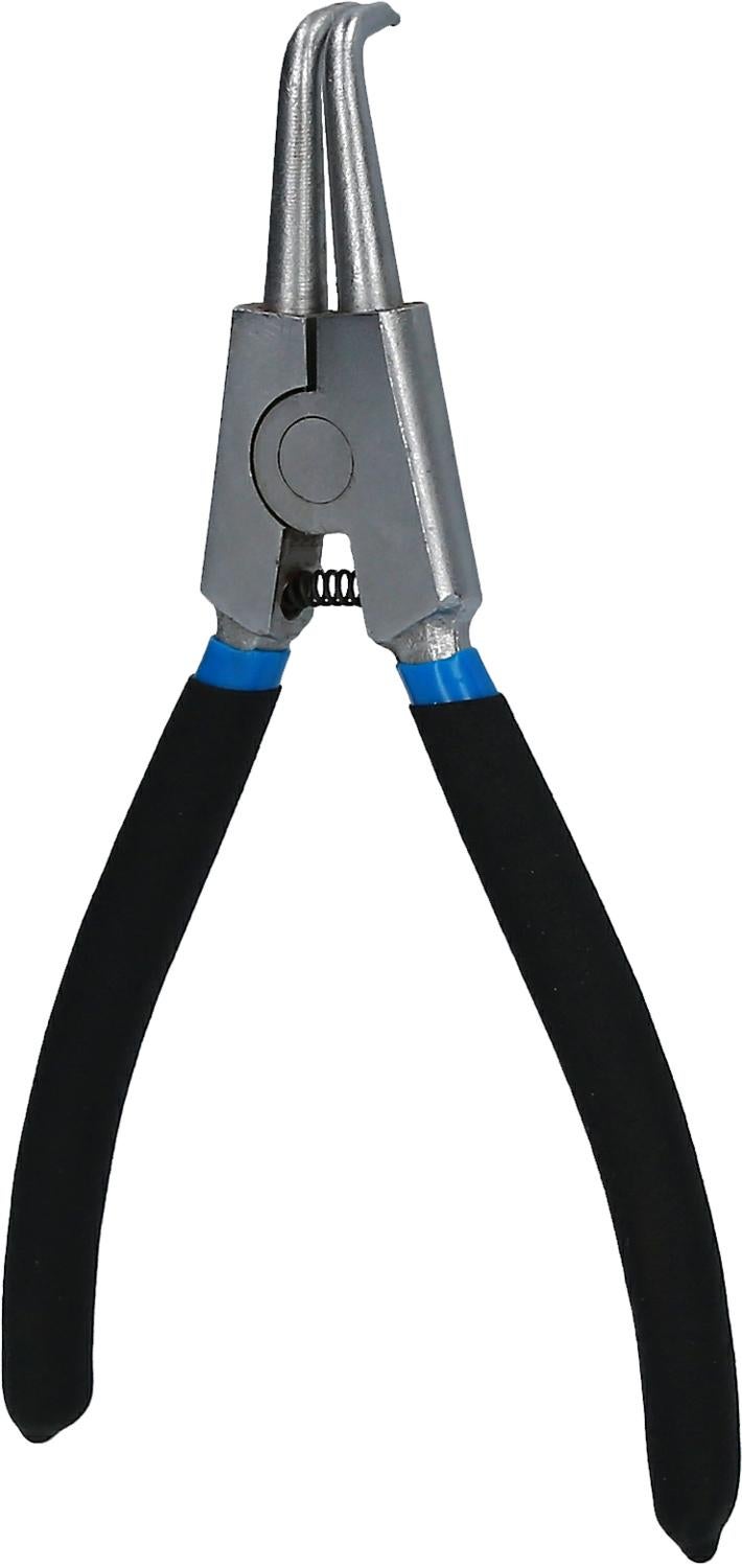 BRILLIANT TOOLS BT067002 Pinza per anelli Seeger per anelli di fissaggio esterni, piegata, 175 mm [Powered by KS TOOLS]