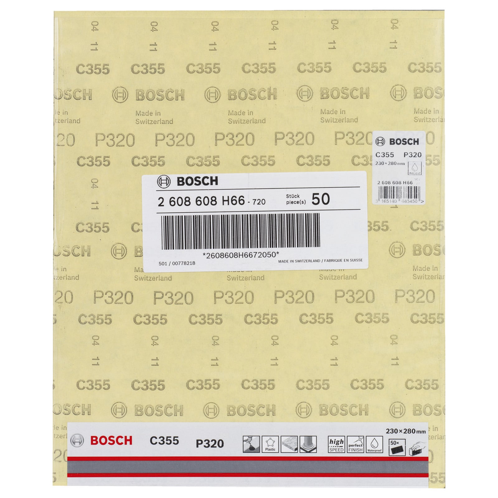Bosch PRO C355 Rolka szlifierska 230x280 mm G320 - 2608608H66 - 5