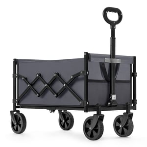 Chariot De Toit Pliable TOLSEN - Capacité 150 Kg, Poignée De Transport, Acier Jaune