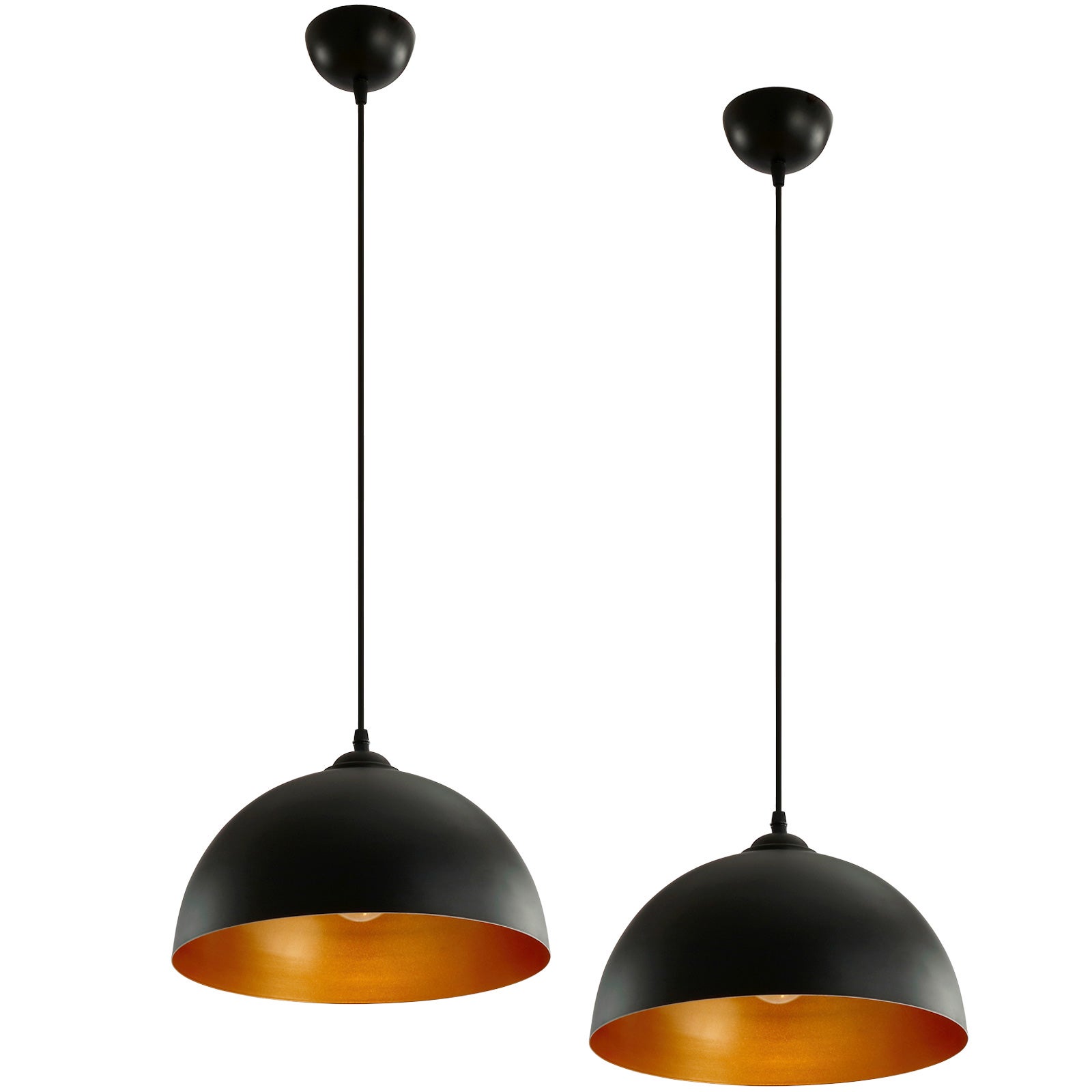 JAX luminaire suspendu noir et doré EC10310MBK
