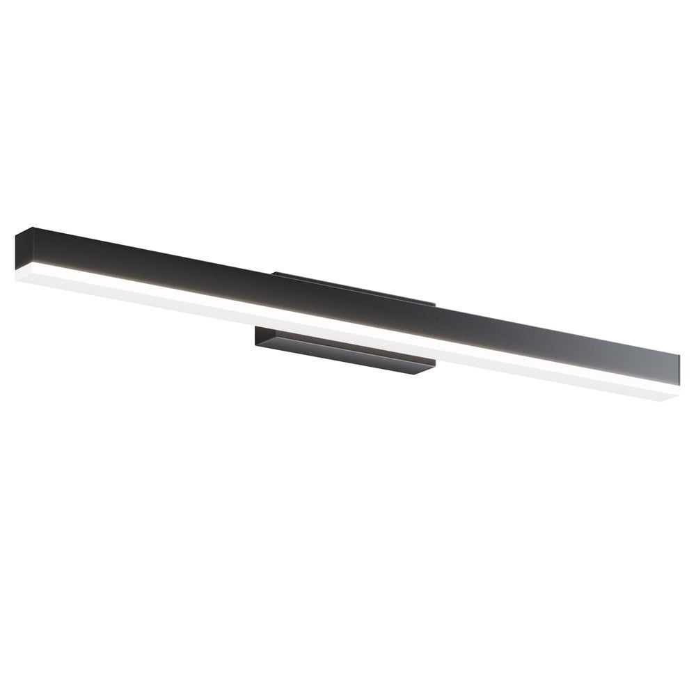Kinkiet ścienny Fichte czarny LED 14W 4000K 950lm nad lustro wym: 5 x 60 x 5,5 cm metal IP20 Maytoni