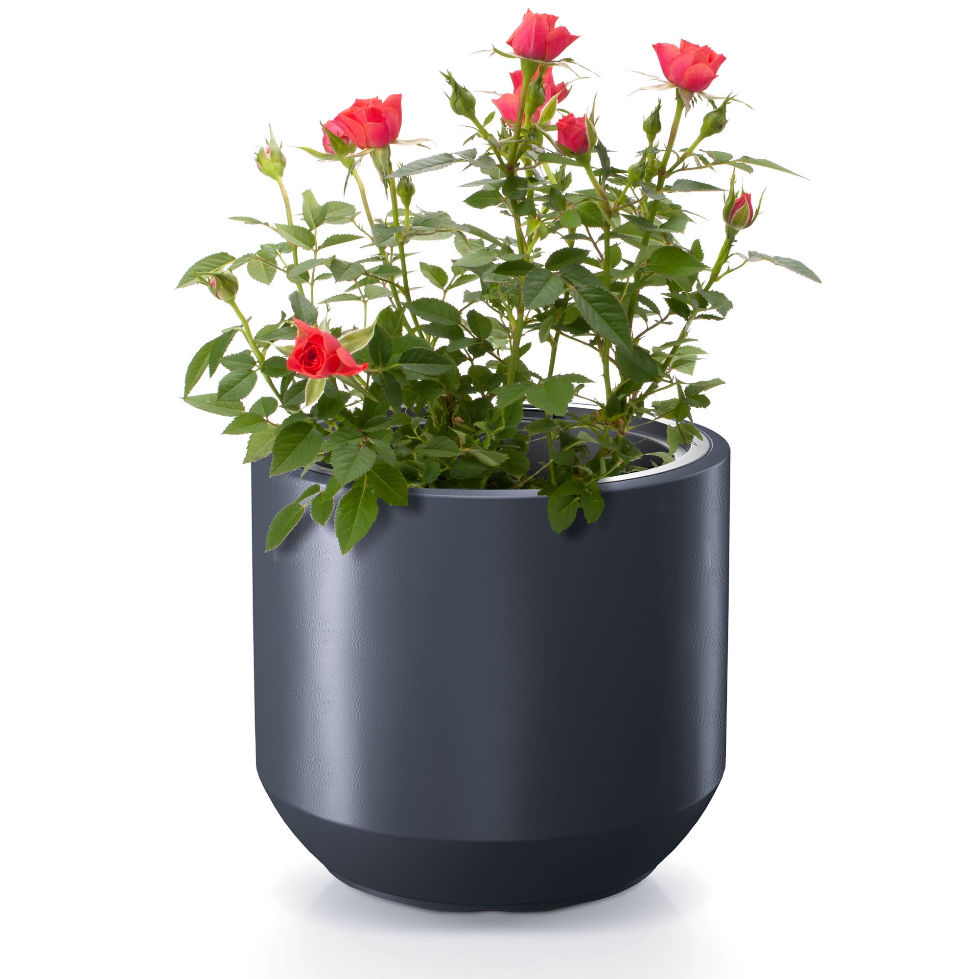 Doniczka Ogrodowa EDANTI 39 cm Okrągła Na Taras Do Ogrodu Antracytowa 1 szt. - 6