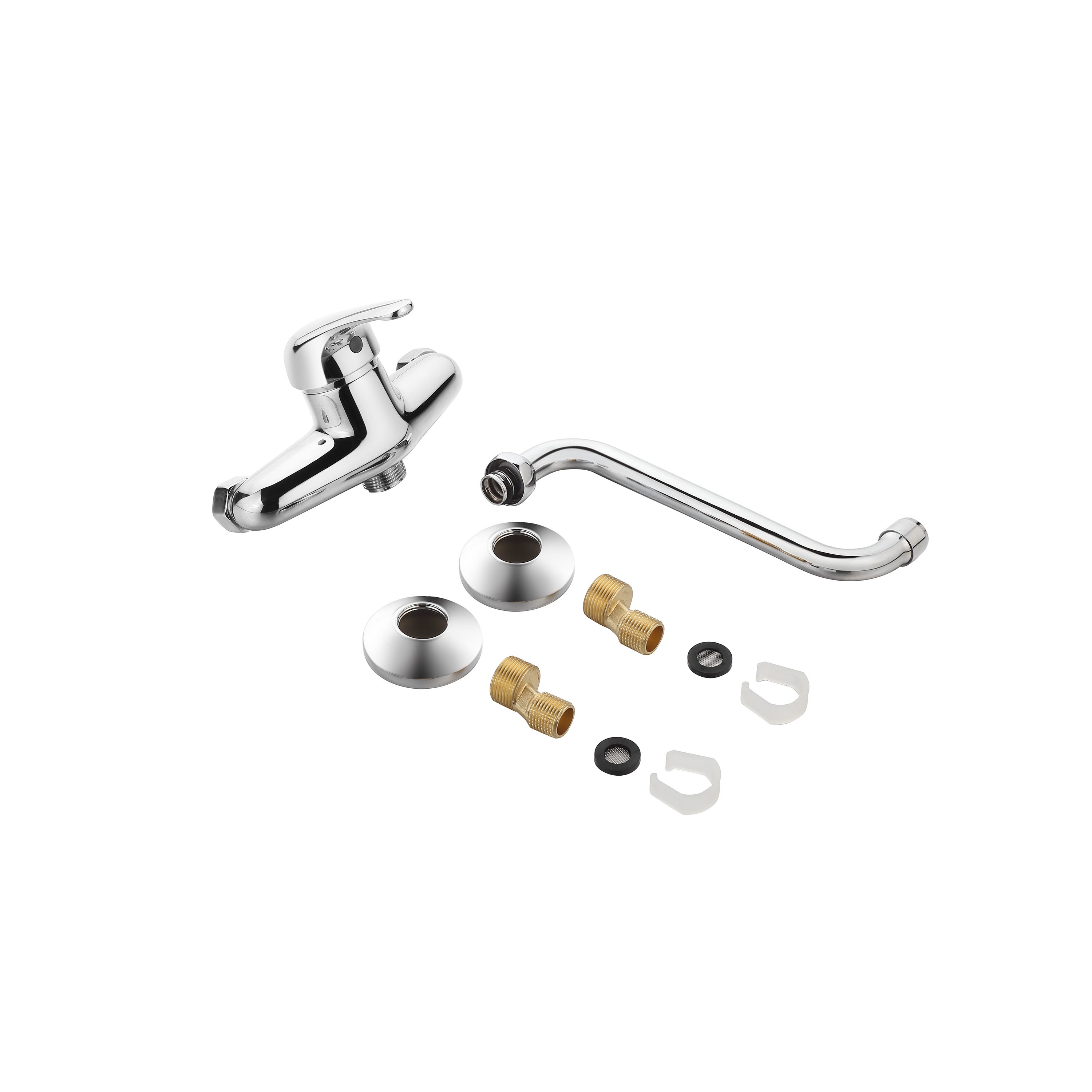Bateria kuchenna DELINIA Natu w błyszczącym srebrnym chromie - 4