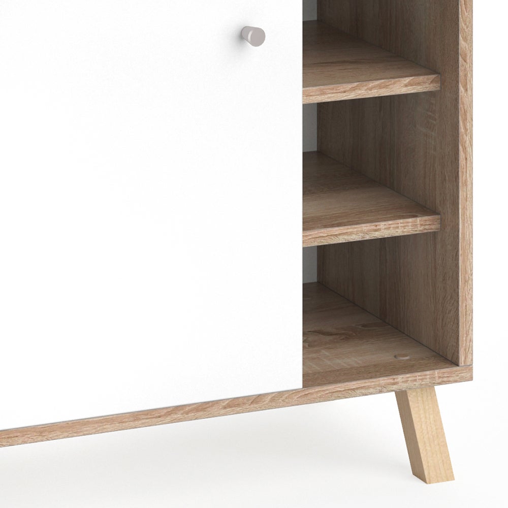 Vicco Meuble sous vasque simple Senyo, Blanc, 60x54cm - 6