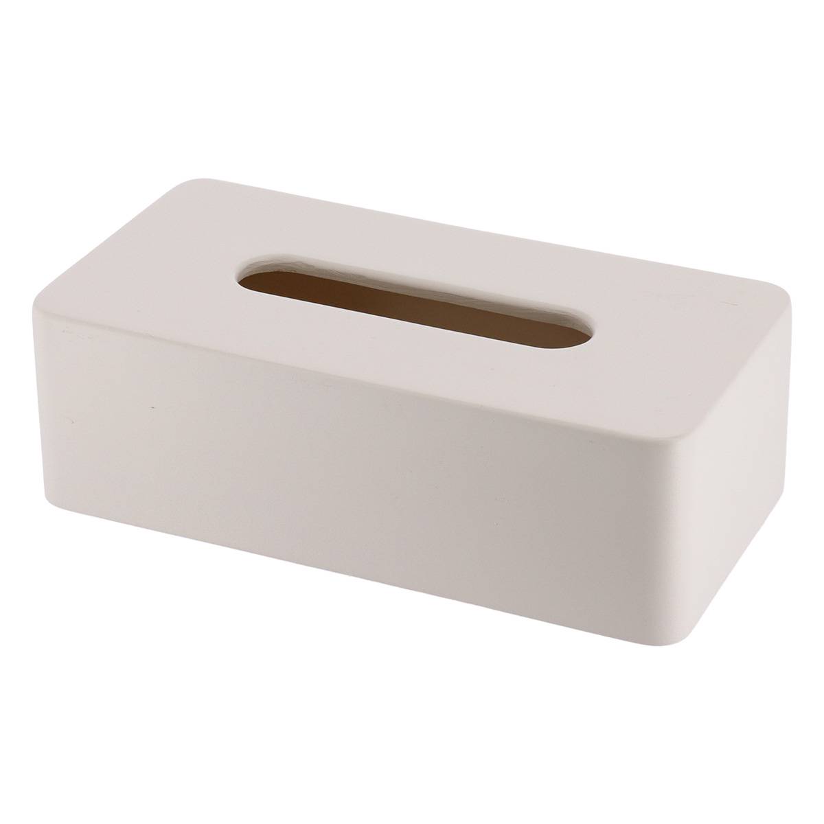 Boîte à Mouchoirs Décorative En Cuir PU - Format Carré 14x14x15 Cm, Beige, Avec Couvercle Magnétique - 8