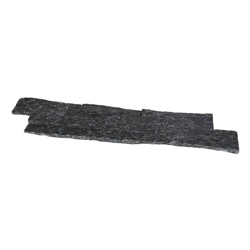 Parement pierre naturelle 0,468 m2 Quartz noir - 4