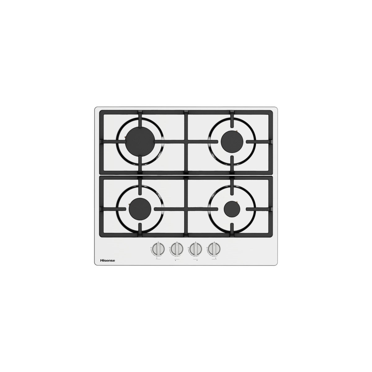 Hisense Gm643xhfci Hobs Acero Inoxidable Integrado 60 Cm Encimera De Gas 4 Zona(S) Acero Inoxidable, Leroy Merlin