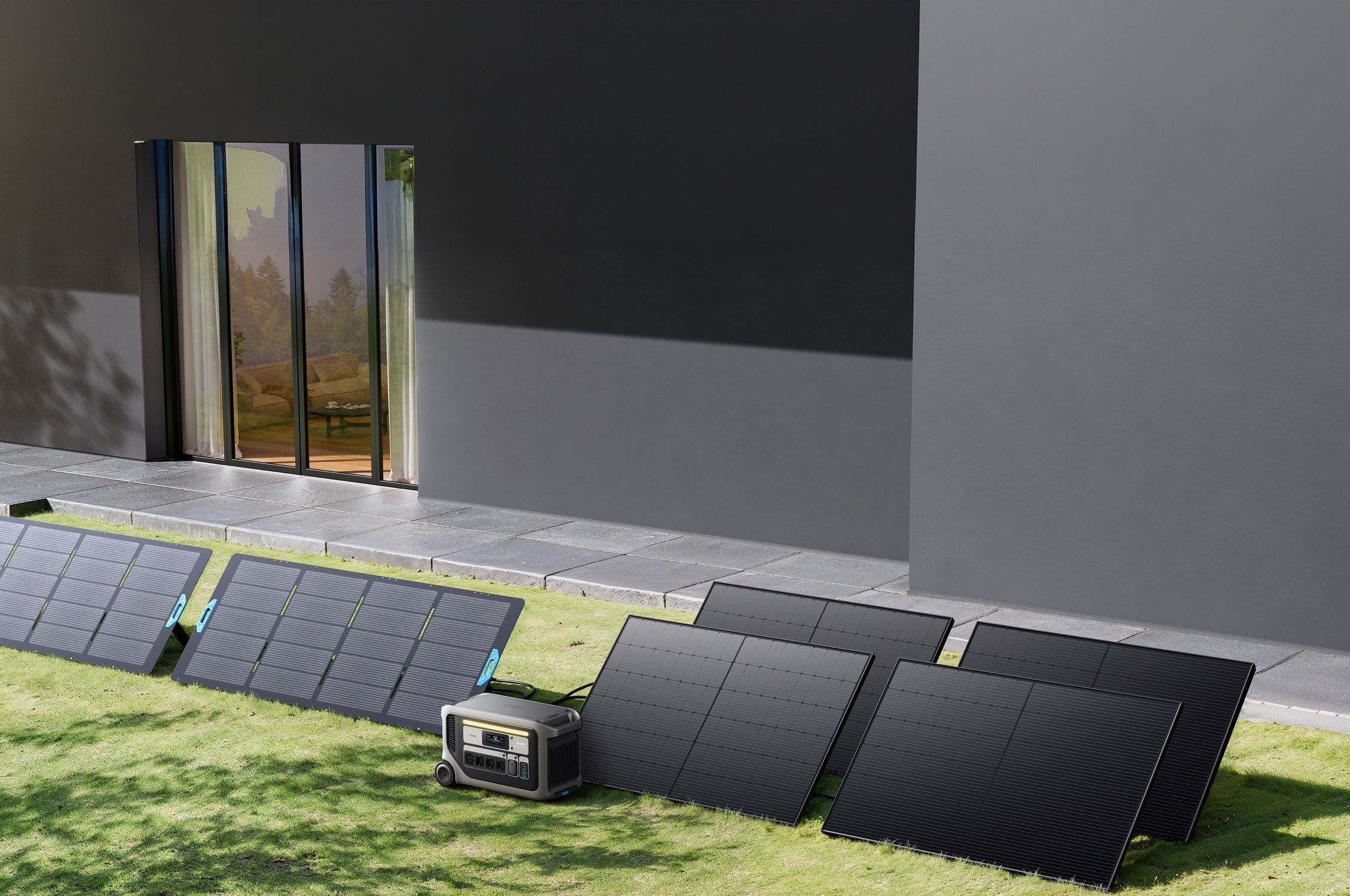Anker SOLIX F3000 przenośna stacja zasilania – Akumulator 3072 Wh, generator solarny 4x3600W - 9