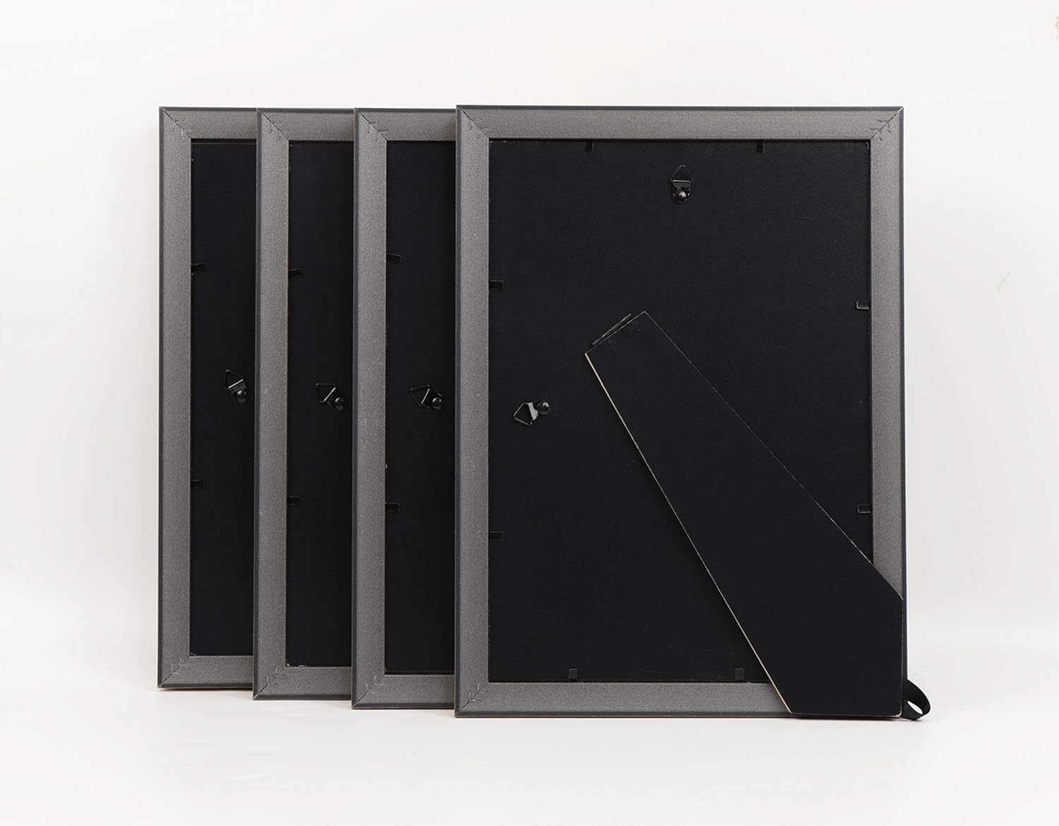 Nacnic Pack 4 Cadres en Bois MDF Doré et Verre Acrylique Protection et Présentation de Photographies, Tirages, Affiches, Chambre ou Bureau 13x18 cm - 7