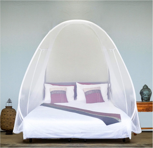 1pc Moustiquaire Pour Lit Double, Couvre-lit Rectangulaire, 190 X 210x 240 Cm,blanche - Anti-insecte