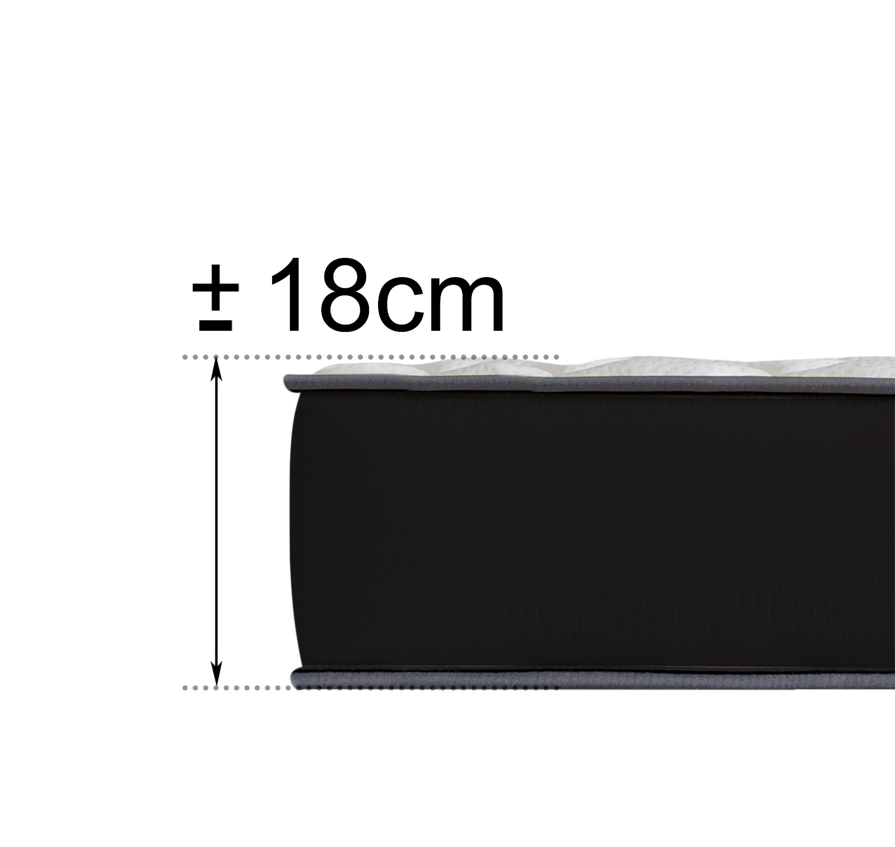 Colchón 150x190 ANATÓMICO PREMIUM Visco | Alto 18cm | Firmeza Alta Ideal para Molestias de Espalda | Doble Cara Invierno-Verano | Ultra Transpirable - 5