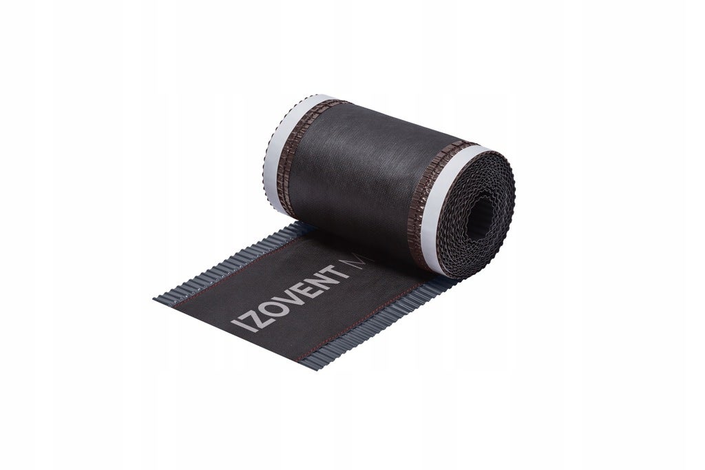 Taśma kalenicowa 4ROOF Izovent 230mm 5m x 4rolki- 20mb kolor antracyt (RAL7021) Super wentylacja kalenicy 1kpl.