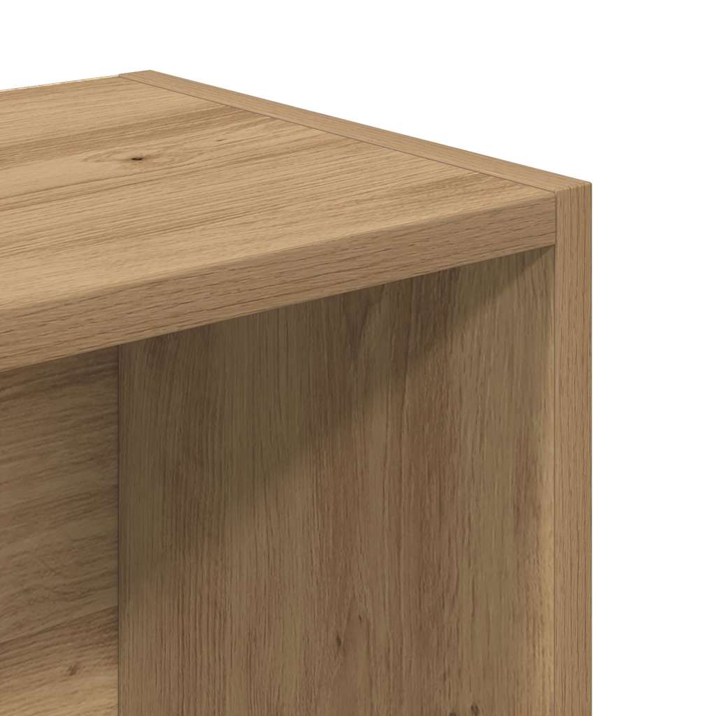 Bibliothèque pour Bureau en Bois Marron H. 102 x l. 31 x P. 24 cm - 9