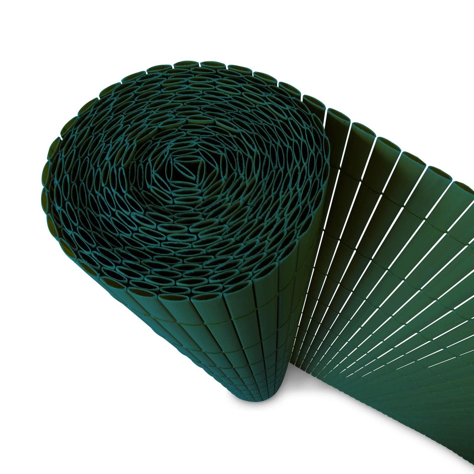 Canniccio in PVC Frangivista per Giardino, Balcone, Terrazza e Piscina, Recinzione PVC Resistente ai Raggi UV e Intemperie 200 x 300 cm - Verde - 4