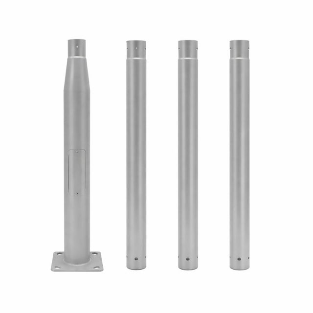 Mât d'Éclairage Public Droit 4m Ø60mm Gris - SILAMP