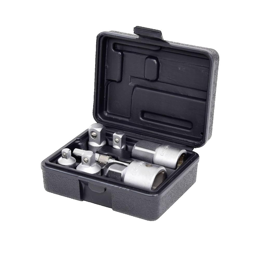 Zestaw adapterów KS Tools stal chromowo-wanadowa 7 sztuk z walizką