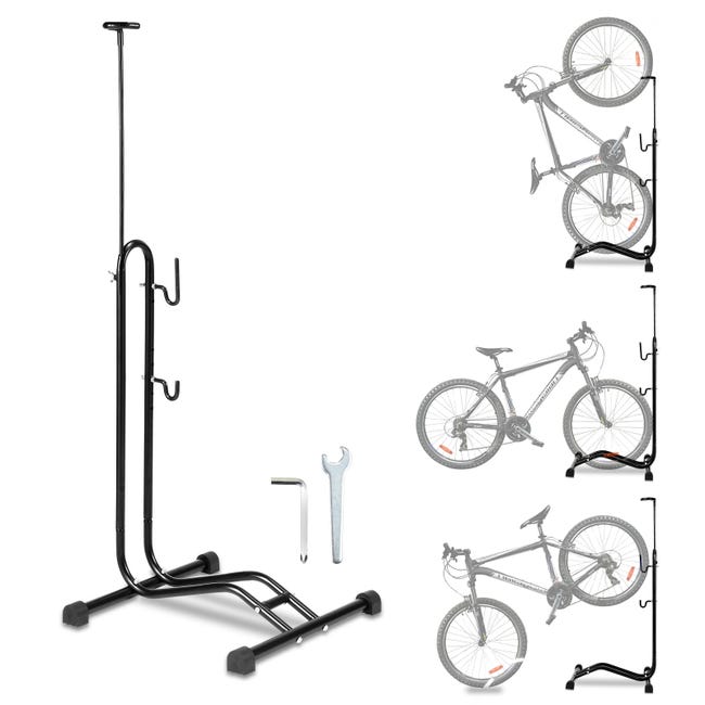 Set 4 Ganci Per Bici Da Parete - Portabici Verticale - Fino A 45kg - Per Garage E Casa - Foto 10