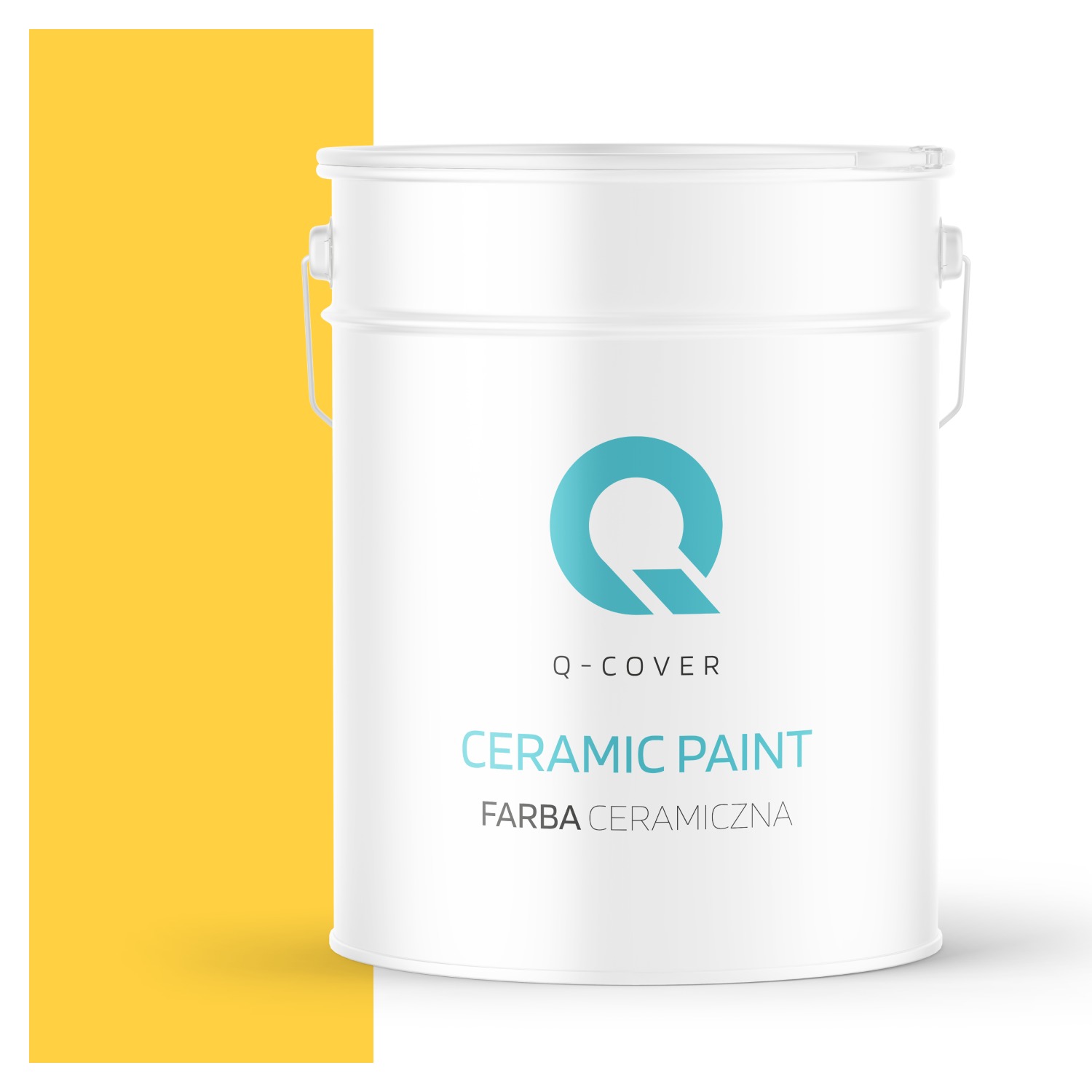 Farba Ceramiczna Do Ścian i Sufitów Q-Cover Złocisty H7064 Głęboki Mat 10L
