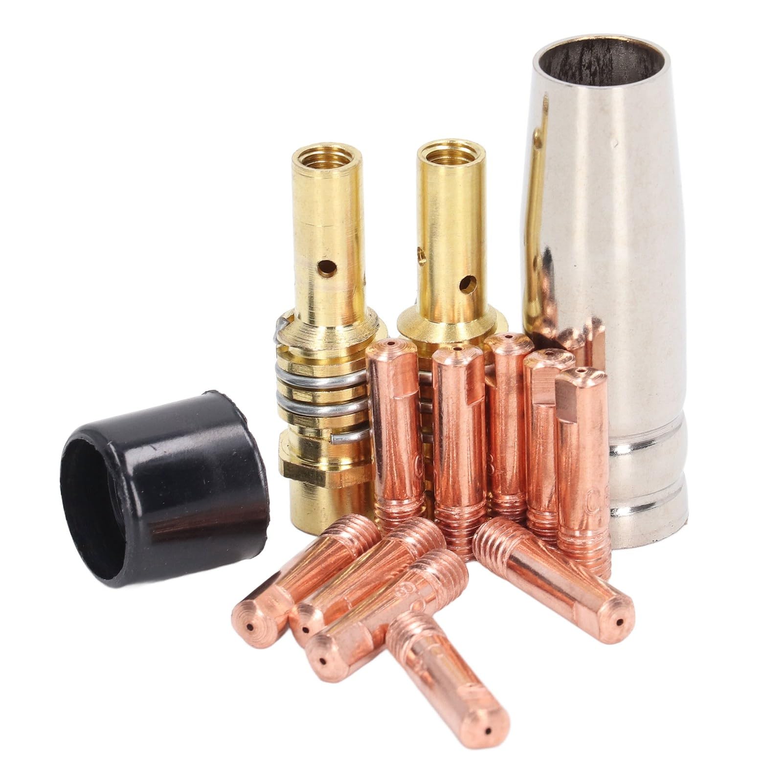 Kit 59 Pièces Consommables Torche MIG/MAG 24KD MB24 – Buses, Diffuseurs, Pointes Contact 0,9 Mm RIVERWELD