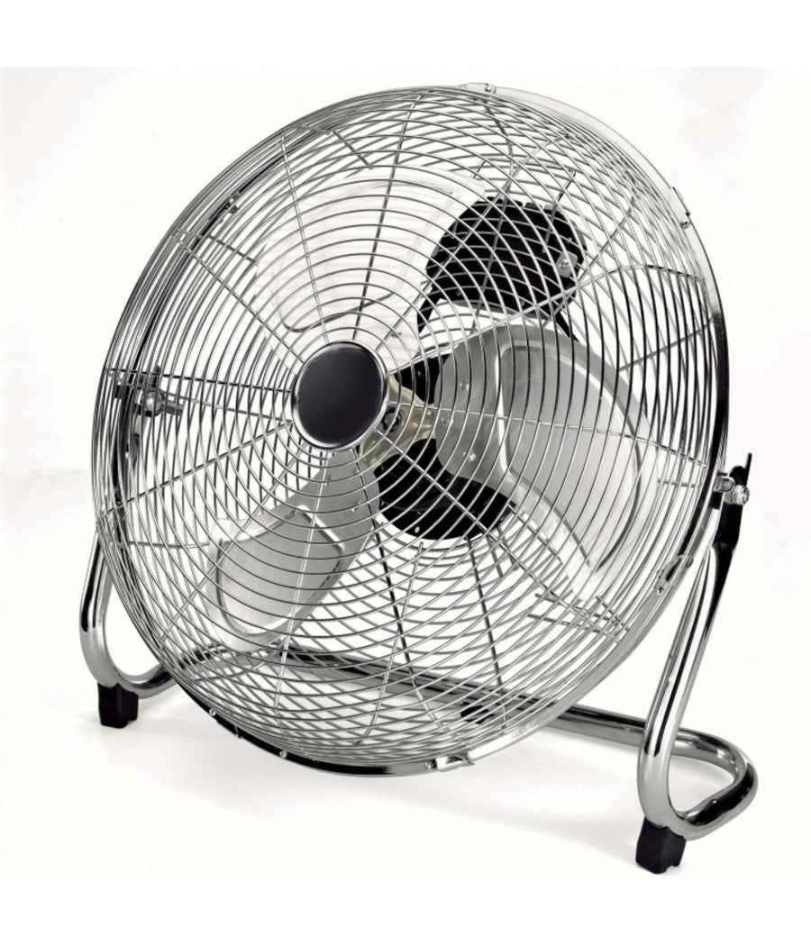Ventilatore Da Terra Industriale Melchioni 45cm - 3 Pale In Metallo, 3 Velocità, 90W, Griglia Di Sicurezza - Foto 4