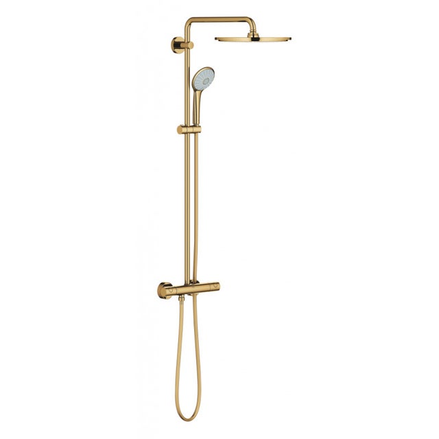 Euphoria System 310 Colonne de douche avec thermostatique pour montage mural, Cool Sunrise (26075GL0)
