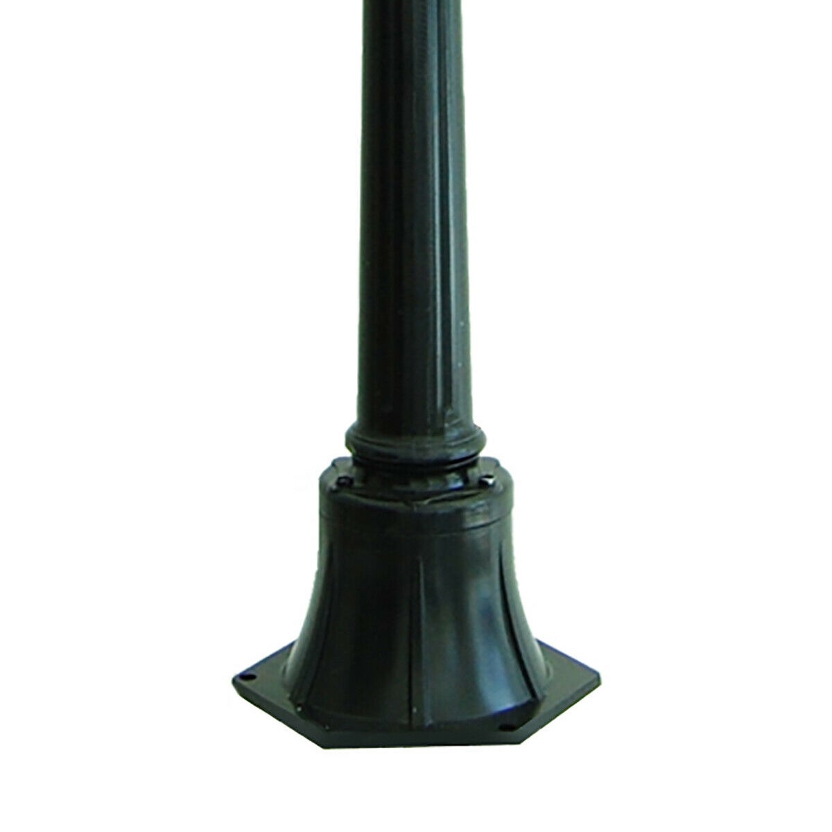 Farol jardín vintage New York 180cm casquillo E27 luz exterior patio avenida 230V IP44 COLOR NEGRO - 4