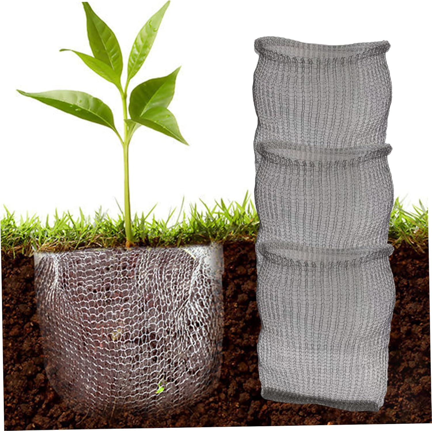 Panier Anti Rongeur Paniers Anti-Campagnol En Acier Inoxydable - Lot De 8 Tailles Différentes - Protection Racines Plantes - Jardinage Anti Cochenille