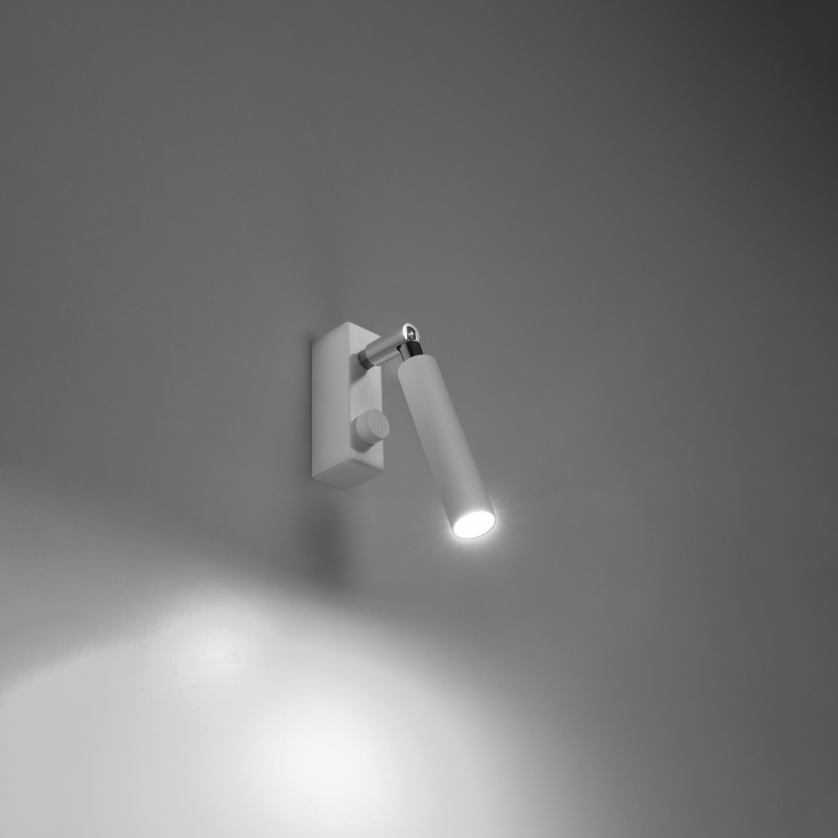 Kinkiet ASTIX 1 biały LED 3000K - 3x10x20cm Sollux