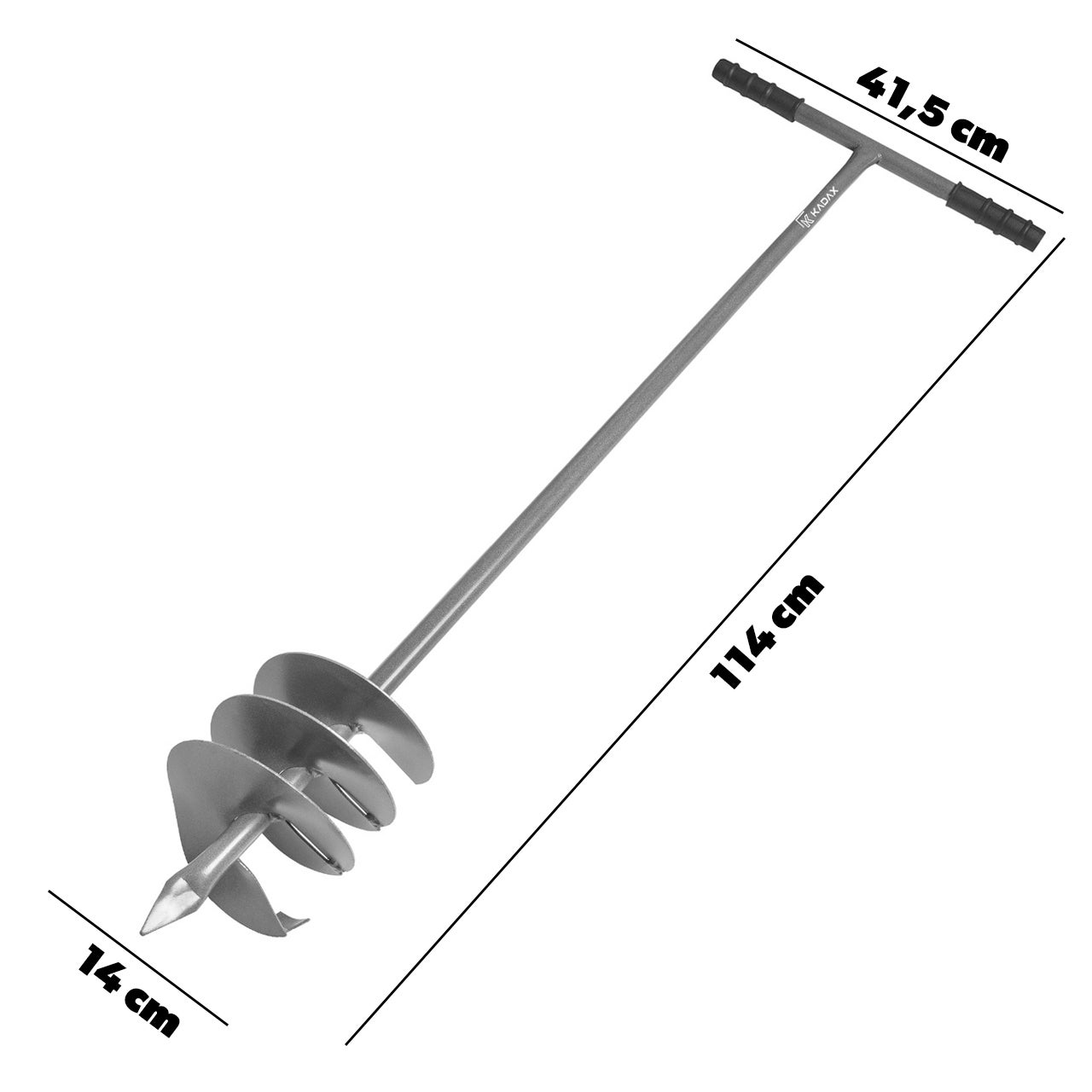 ŚWIDER RĘCZNY DO ZIEMI GLEBY WIERTNICA GLEBOWA 14cm 140mm DOŁOWNIK MOCNY - 2