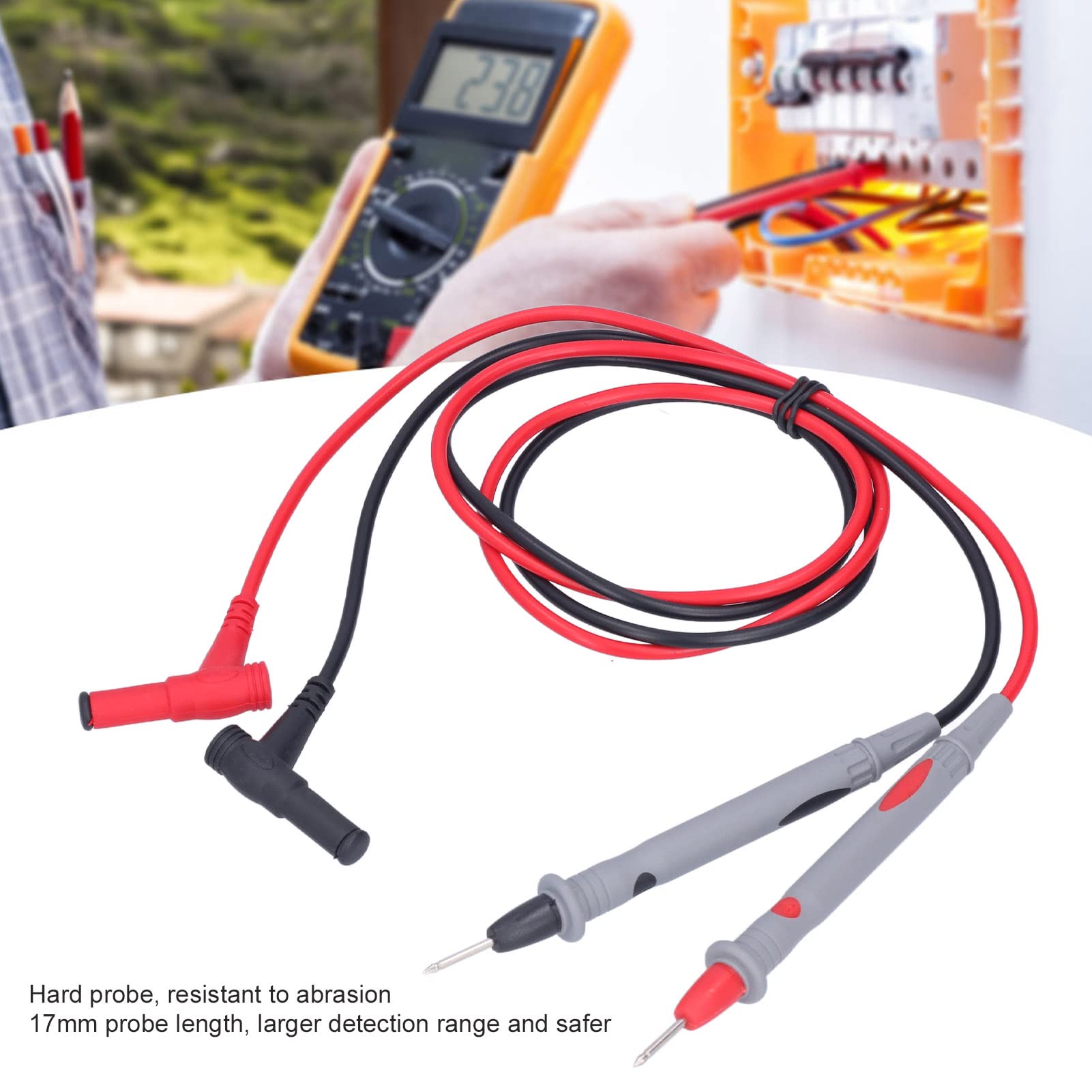 K-2205 1 Paio Di Puntali Per Sonda Multimetro Digale Superfine Punta Dell'ago Tester Universale Sonda Cavo Penna Cavo Multimetro K Di Cavi - Foto 4